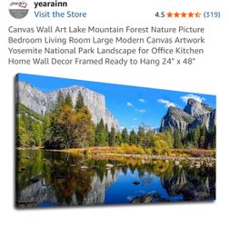 Yosemite National Park Canvas Wall Art