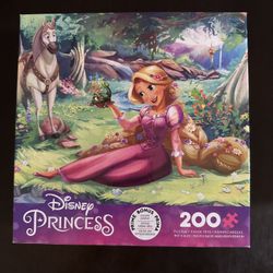 Disney Princess Rapunzel & Pascal Puzzle 200 pcs Ceaco 19.5" x 14.25" New Dmg Bx