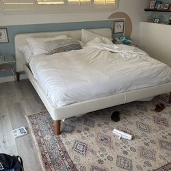 Cal King Mid Century Design Within Reach Bed