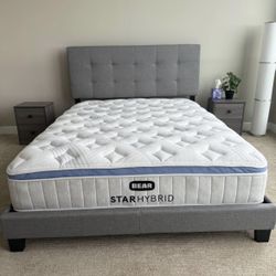 Bear Star Pillow-top Hybrid Queen Mattress - Like New