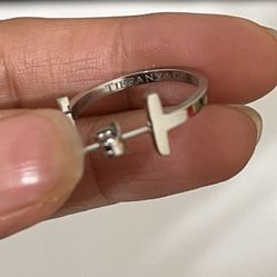 Lux T  Hoop Earrings 