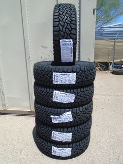 LT 245/75/17 New Barkley Rammus X/T All Terrain 10 Ply Tires (Set Of 6)