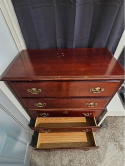 Wooden Dresser, Dark Wood
