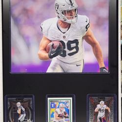 Raiders Brock Bowers Plaque 