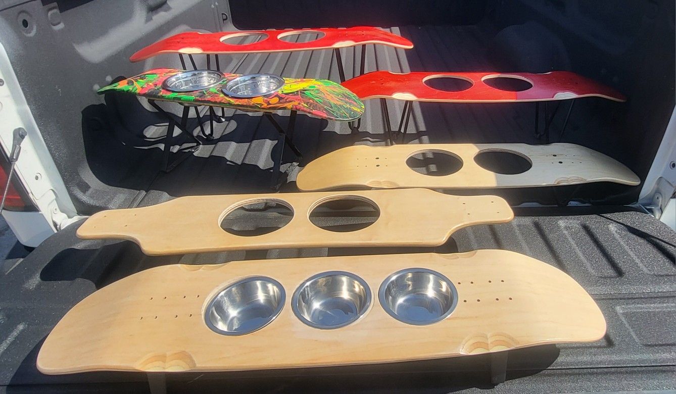 Custom Made Skateboard Dog/Cat Bowls
