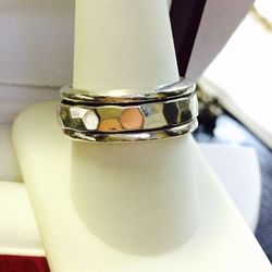 Ring 💍 Band 925 Silver, Size 9.5