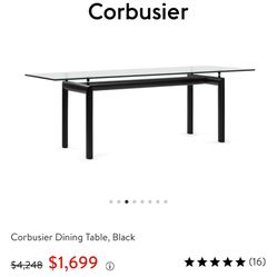 Dining Table And 6 Chairs. Corbusier. Designer   