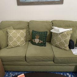 Couch And Chair With Ottoman 