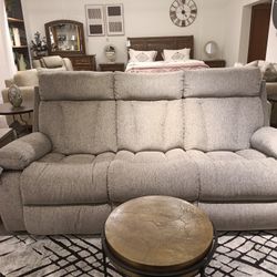 Mitchiner Fog Reclining Sofa And Loveseat$10 Down Payment And Financing Available