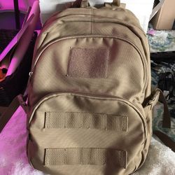 HACKETT LITTLE BERTHA 2 PISTOL RANGE BACKPACK COYOTE TAN.