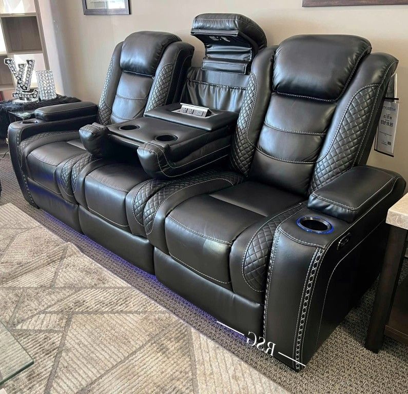 Color Options Power Reclining Sofa, Power Reclining Loveseat, Power Recliner ⭐$39 Down Payment with Financing ⭐ 90 Days same as cash