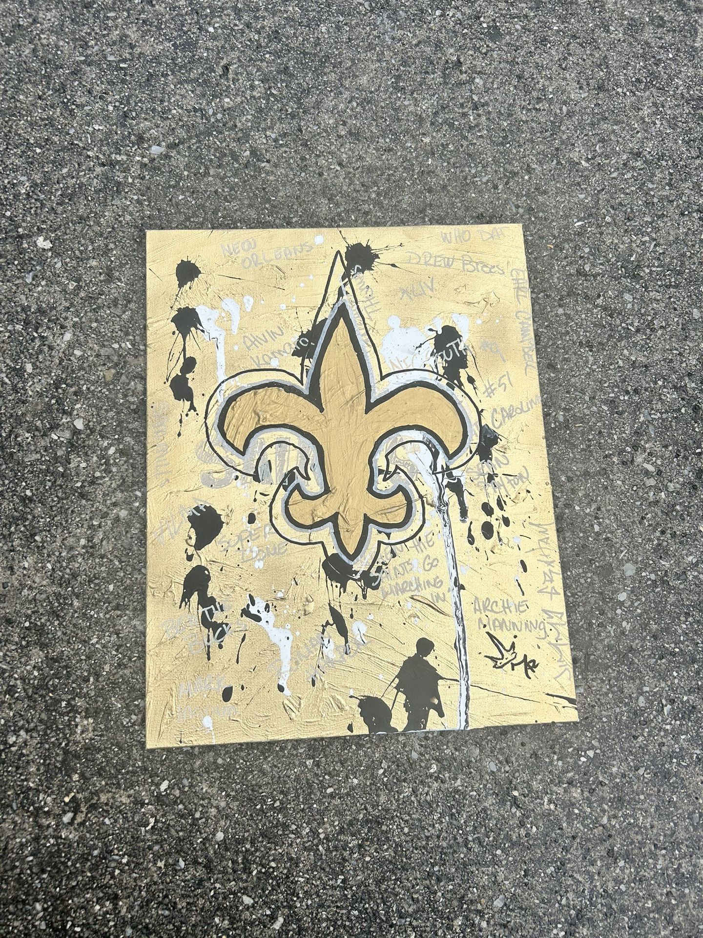 Custom Hand painted saints Painting