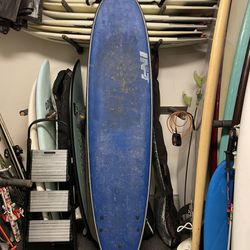 8’ INT Soft Top Surfboard
