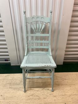 Cute old wood chair