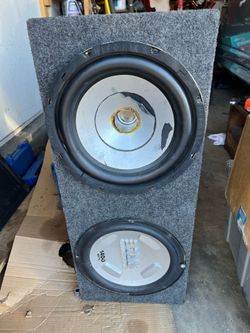 2 12” subwoofers