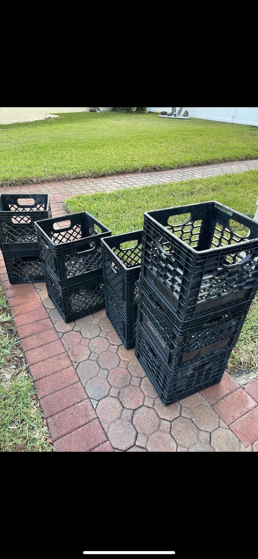 8 Heavy duty Storage Stackable Baskets, $7 Each