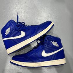 Nike Air Jordan I 1 Retro High Hyper Royal Blue Men Shoes 555088-401 Size 12
