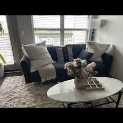 Gray/blue Couch/ Sofa