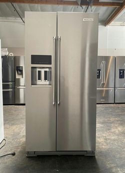 KitchenAid Side by Side Refrigerator Stainless Steel