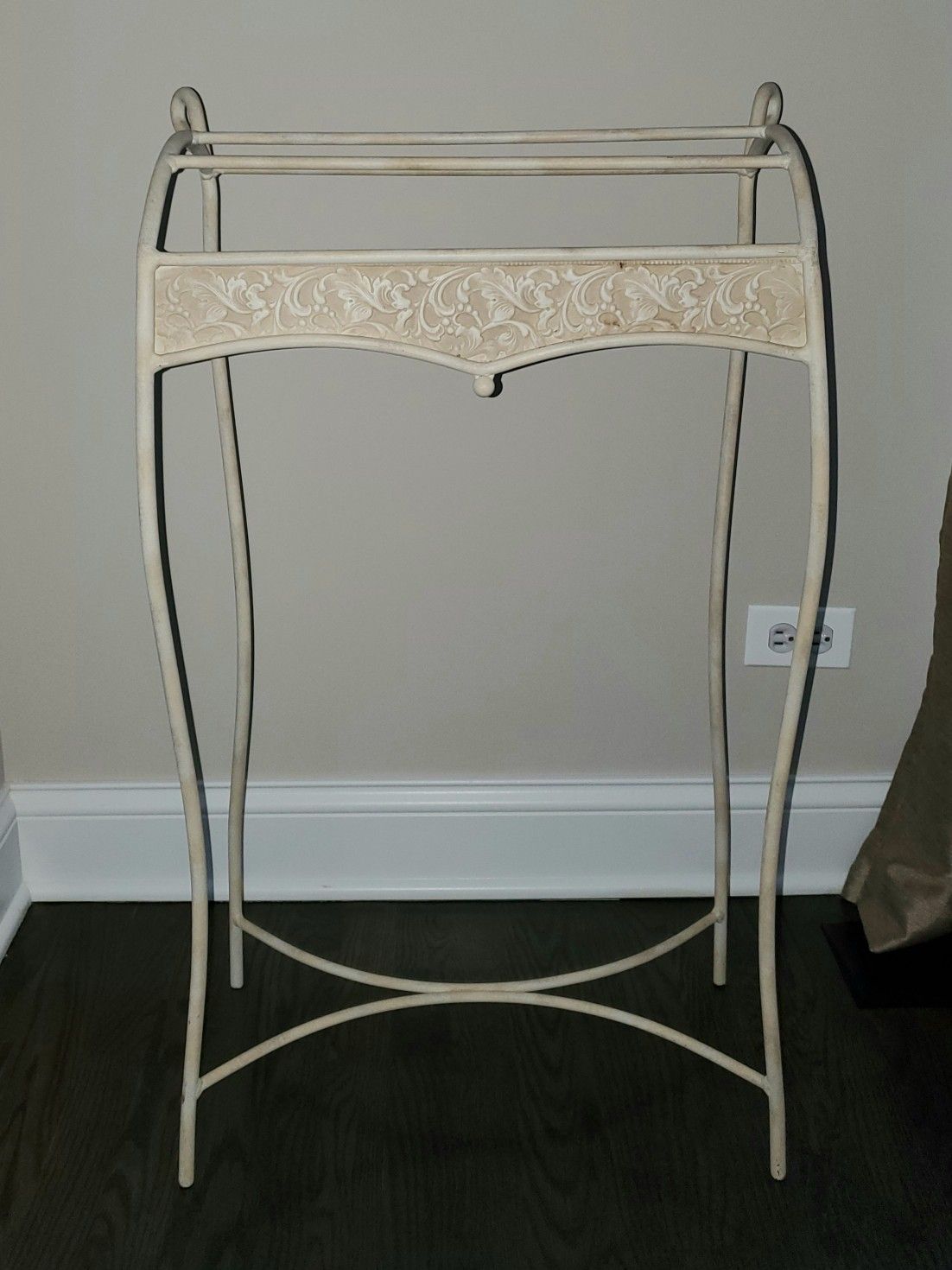 Towel Drying Floor Stand Rack Upright Standing Bathroom
