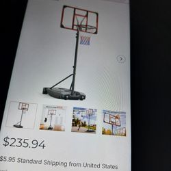 BRAND NEW NEVER OPENED YO HOOD HOOPS SRT 6YRS+ GO UP TO 7FT PAID 239+ SELL 1ST 49 $ GETS IT PAID 239+