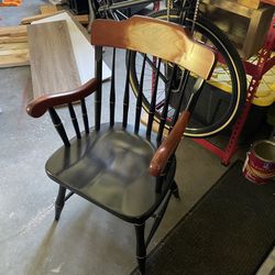 Solid Wooden Office Chair From Medical School
