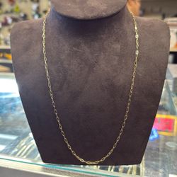 14KT Paper Clip Chain 39847-1