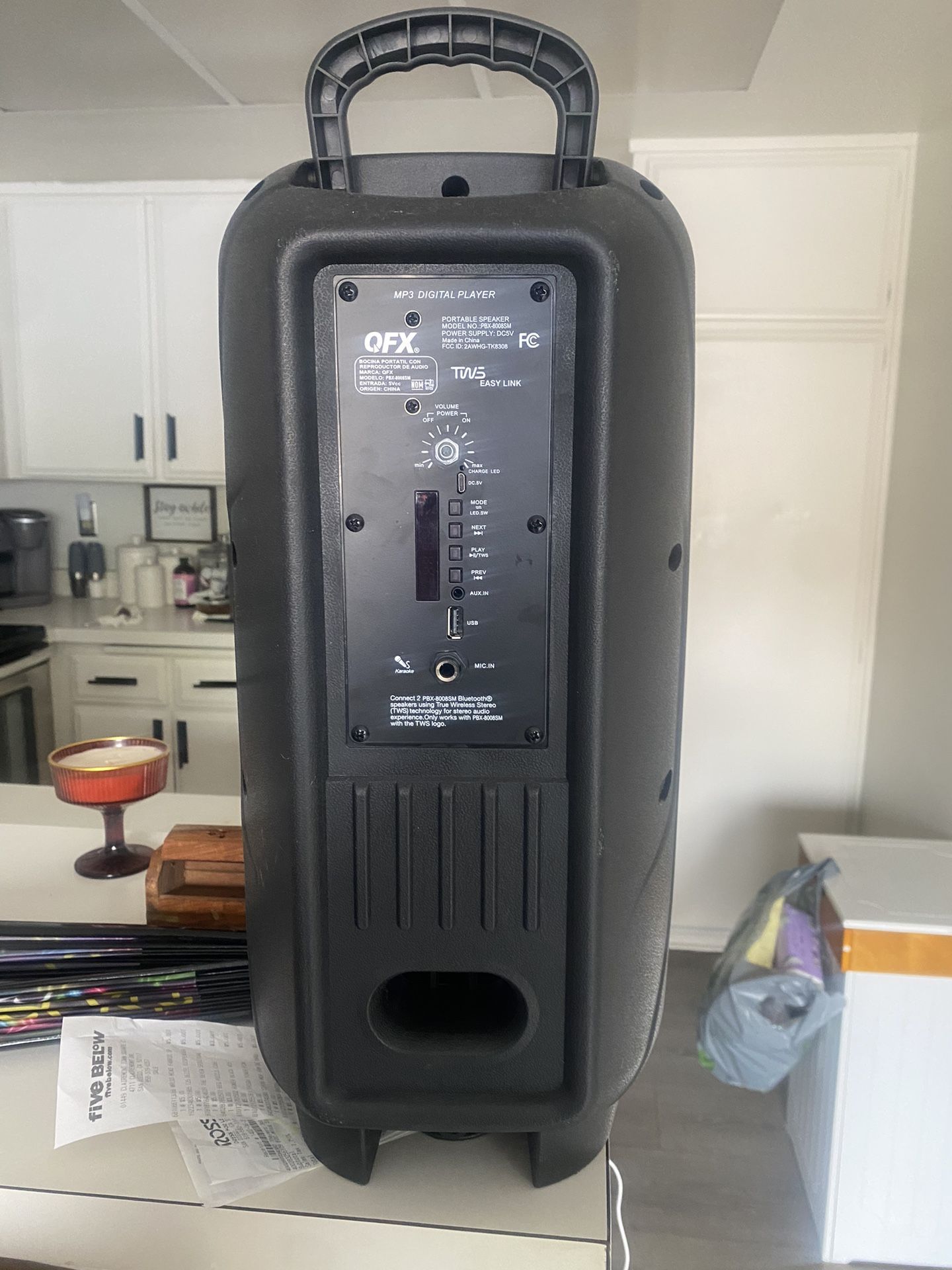 $10 Bluetooth Speaker (power knob broken off)