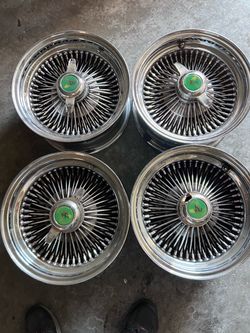 Dytona wire wheels with adapters