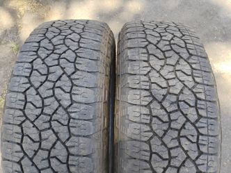 (TWO) 20” GOODYEAR WRANGLER LT275 65 20