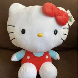 New Giant Hello Kitty Special Edition Universal Studios plush 12” tall