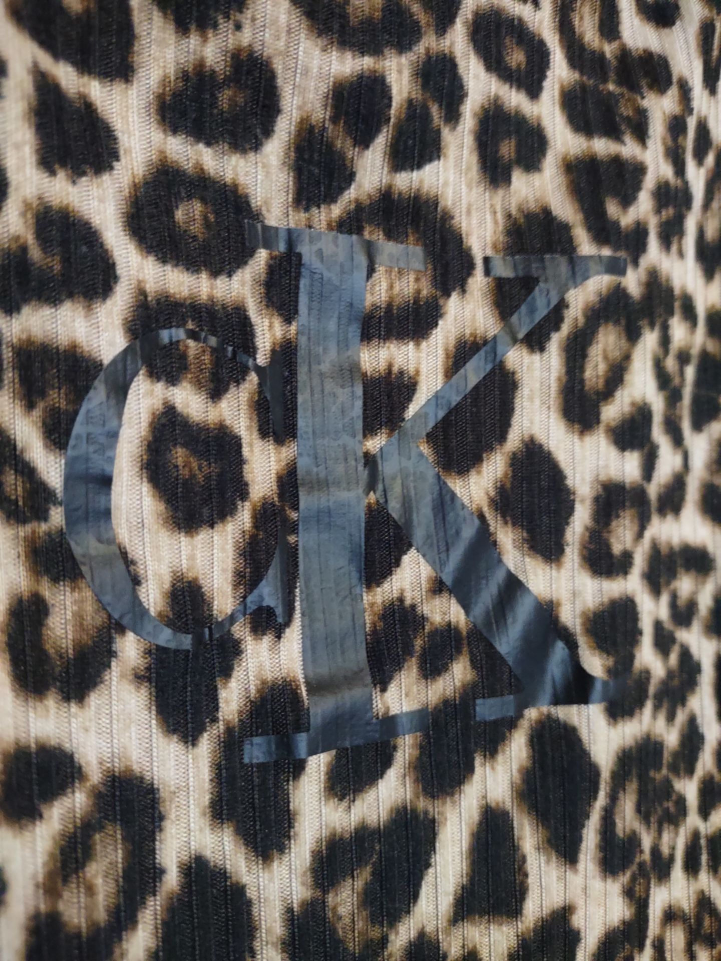 Leopard Calvin Klein dress