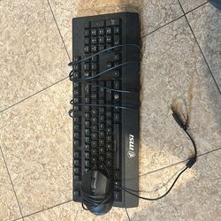 Msi keyboard and mouse