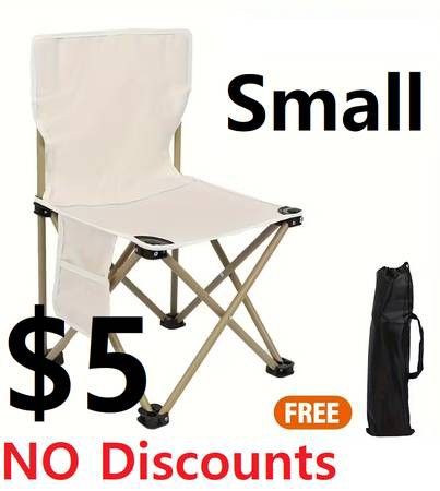 (NEW) Camping/Fishing/Portable Chair - Small
