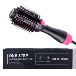 ONE STEP HAIR DRYER AND STYLER HOT AIR BRUSH
