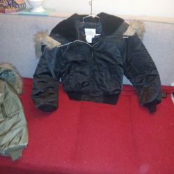 2. Jackets. $50 Each. 1 Black 1 Green