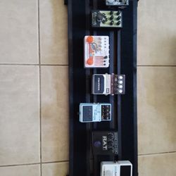 Custom - LARGE Wood pedalboard for effects pedals - Earthquaker JHS Boss ehx mxr strymon wampler tc electronic - Pedals not included - Demo ONLY