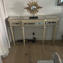 Horchow Dresden Mirrored Console Table