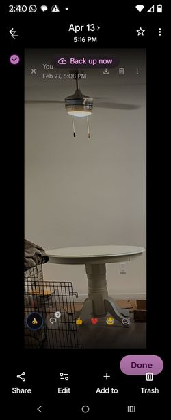 Beautiful white beachy cottage type table & chairs