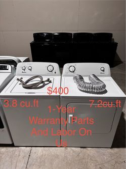 Washer and Dryer Amana by Whirlpool