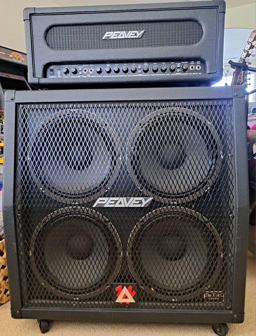 Peavey Supreme 100 Watt Head And 412ms Half Stack for Sale in