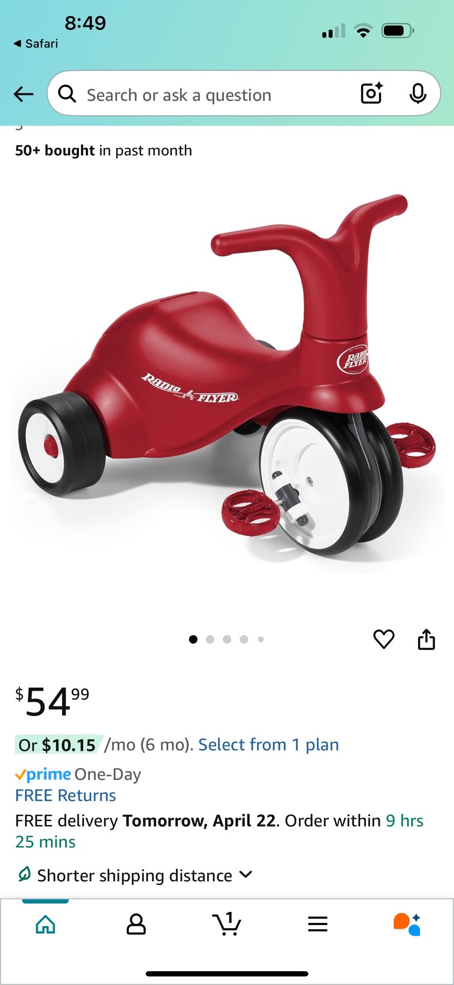 Radio Flyer Ride On Toy/tricycle