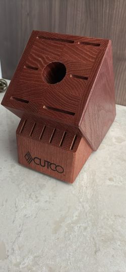 Cutco 13 Slot Solid Wood Knife Block