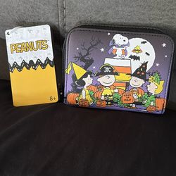 PEANUTS -Charlie Brown Halloween 🎃 Loungefly Wallet 