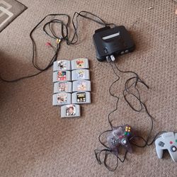 N64, 9 Games, 2 Controllers