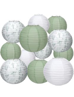 Floral Paper Lanterns