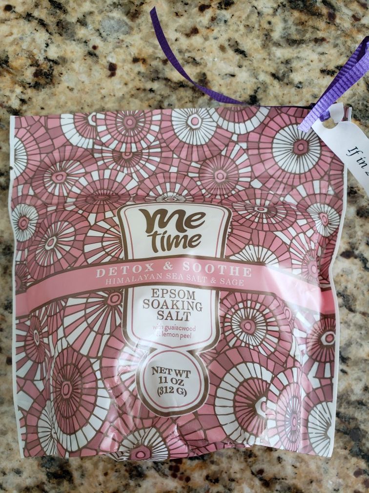 Bath time soaking salts