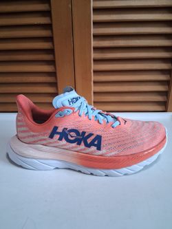 Hoka Mach 5 Camelia Peach Women's Running Shoe * Size: 8B
