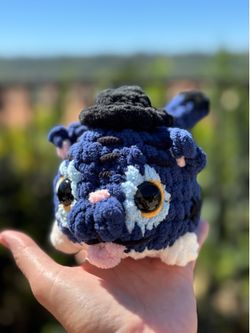 Derpy Tiger 🐯 crochet 🐯 handmade 🐯 plushie