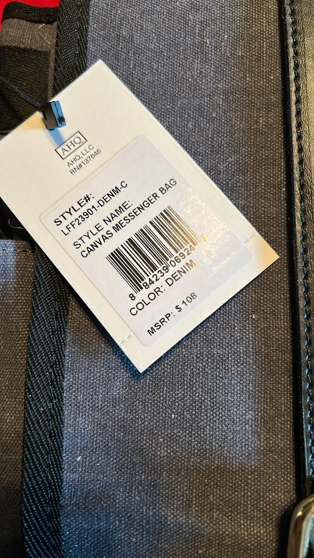 London. Fog Messenger Bag